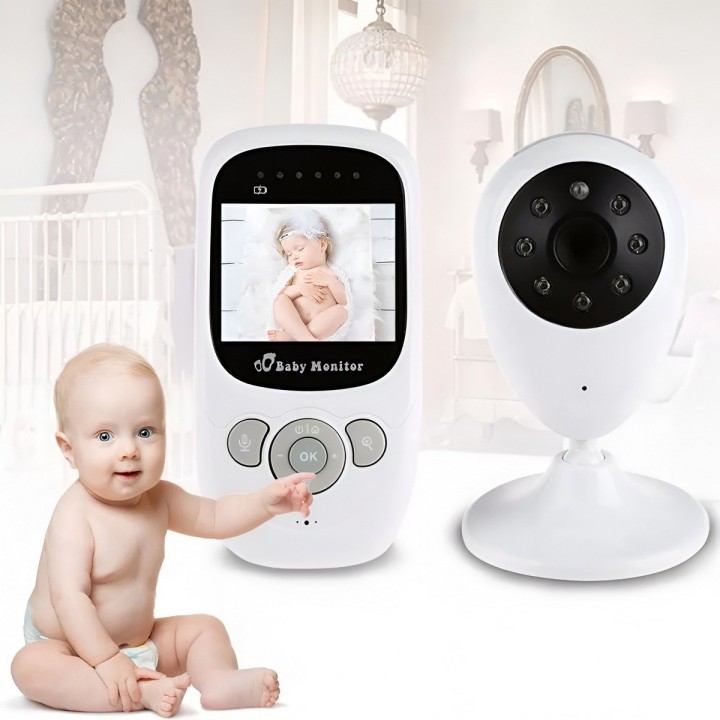 Monitor Para Bebes Camara Seguridad Vision Nocturna Audio