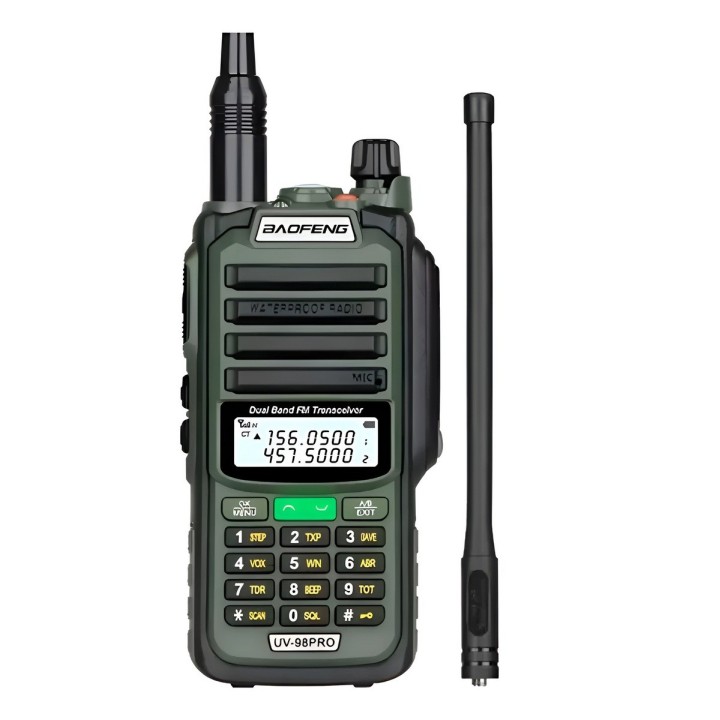 Radio Uv-98pro Ip68 Impermeable Banda Dual Largo Alcance