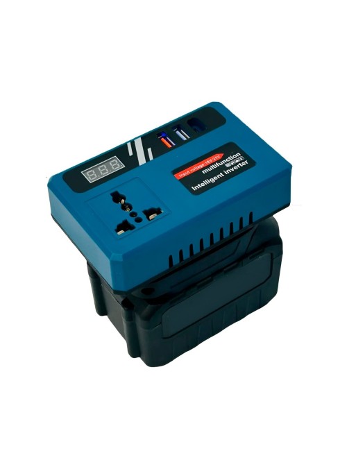 Inversor De Corriente Bateria 21v 3.0ah A 110v Usb Tipo C