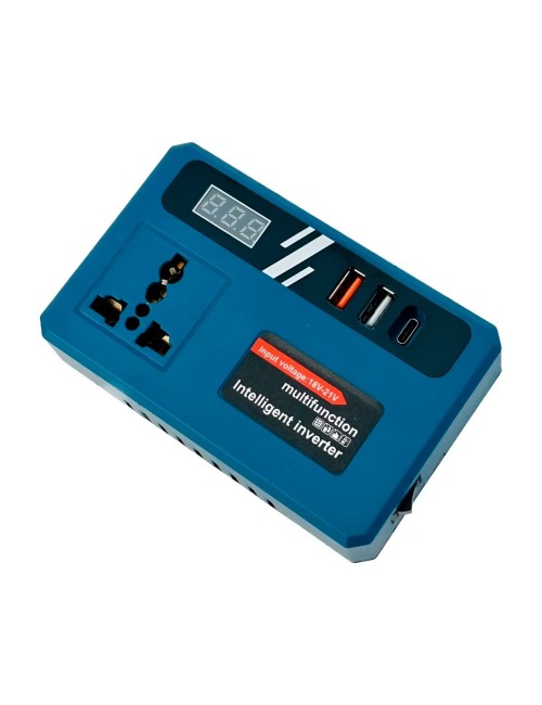 Inversor De Corriente Bateria 21v 3.0ah A 110v Usb Tipo C