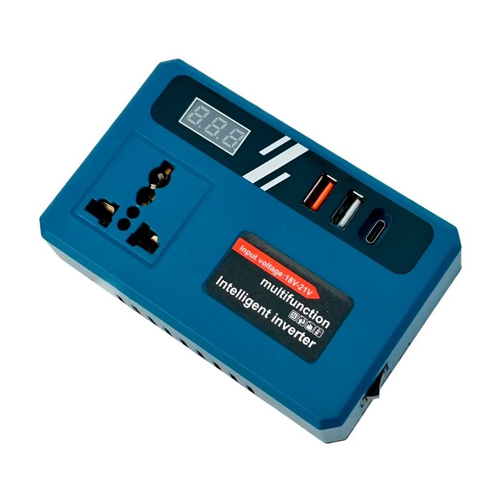 Inversor De Corriente Bateria 21v 3.0ah A 110v Usb Tipo C