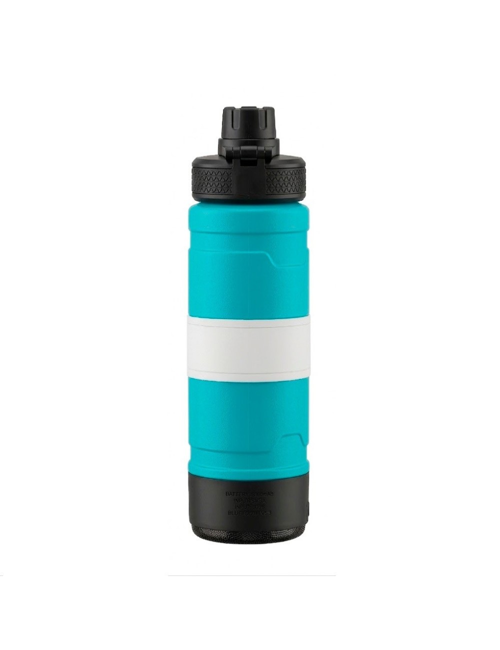 Termo Botella Deportiva 650ml Parlante Bluetooth Luz Led