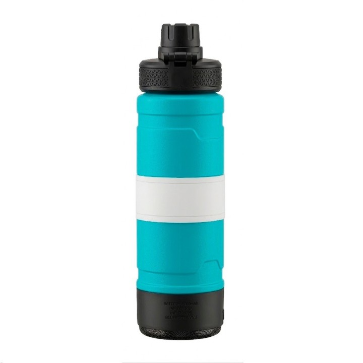Termo Botella Deportiva 650ml Parlante Bluetooth Luz Led