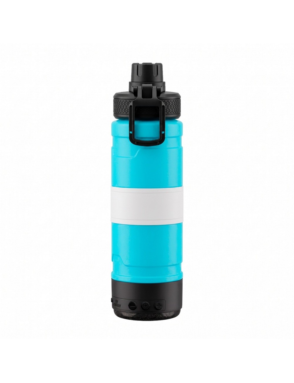 Termo Botella Deportiva 650ml Parlante Bluetooth Luz Led