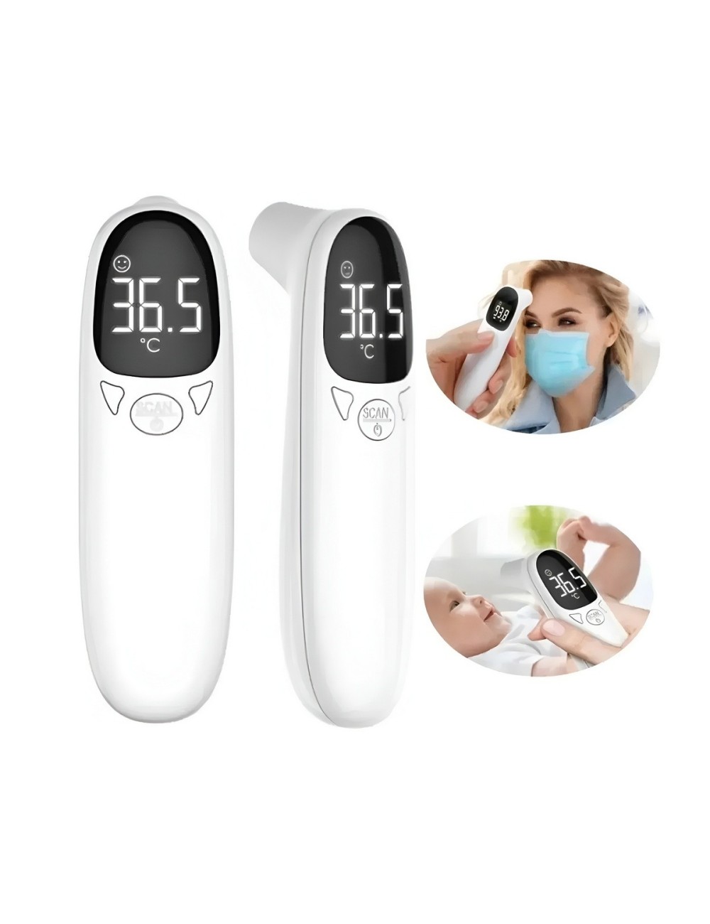 Termometro Infrarrojo Digital Sin Contacto Medición Rápida