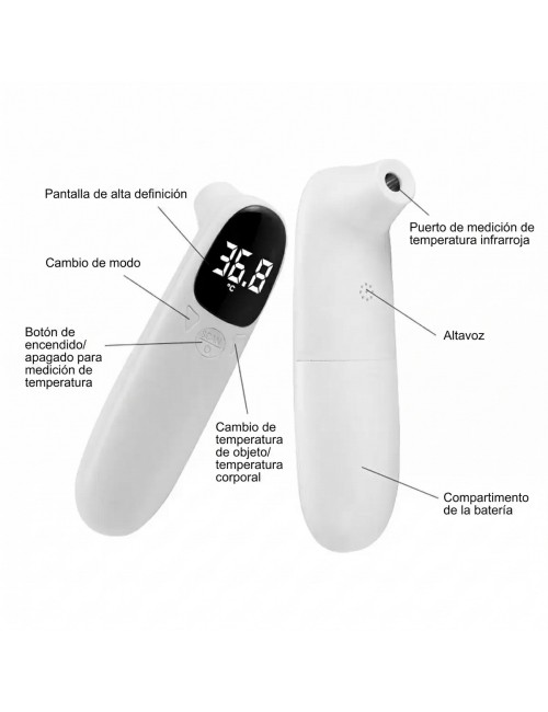 Termometro Infrarrojo Digital Sin Contacto Medición Rápida