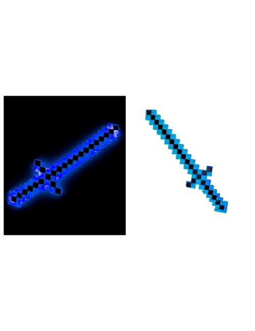 Espada Unicolor Juguete Con Luz Led Multicolor Sonido Niños