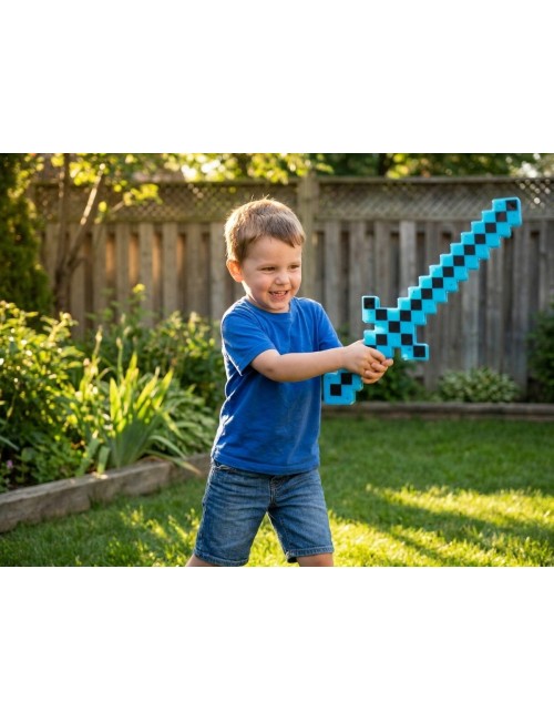 Espada Unicolor Juguete Con Luz Led Multicolor Sonido Niños