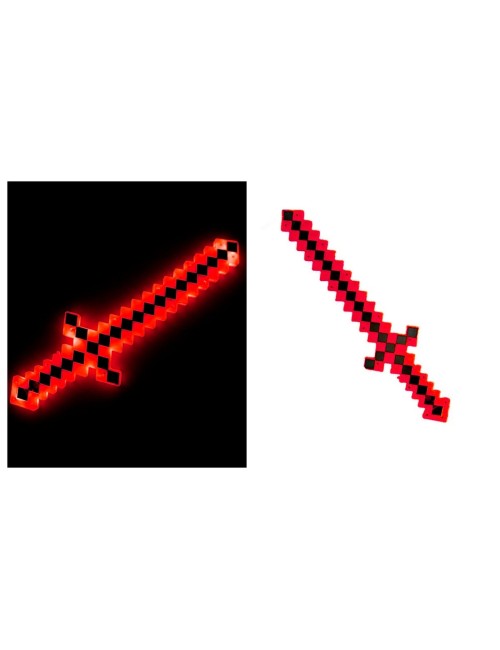 Espada Unicolor Juguete Con Luz Led Multicolor Sonido Niños