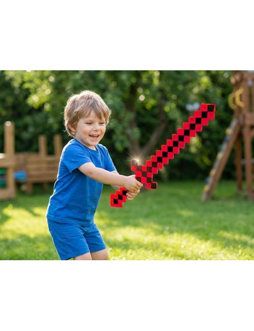 Espada Unicolor Juguete Con Luz Led Multicolor Sonido Niños