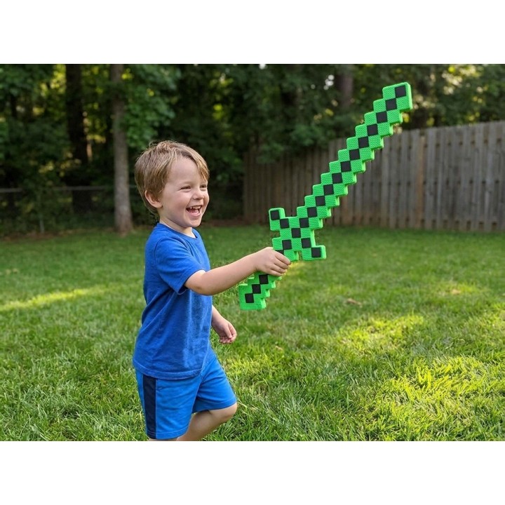 Espada Unicolor Juguete Con Luz Led Multicolor Sonido Niños