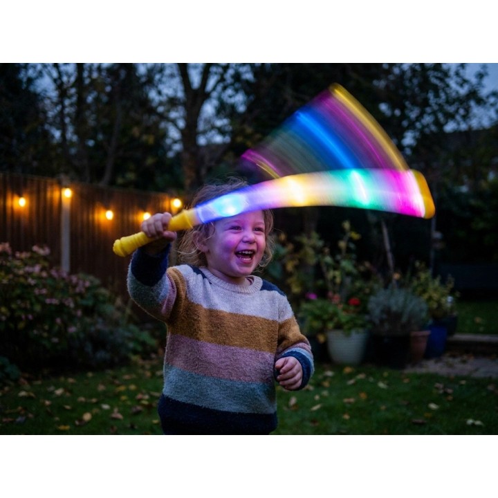 Varita Sable De Luz Flexible Led Multicolor Para Niños