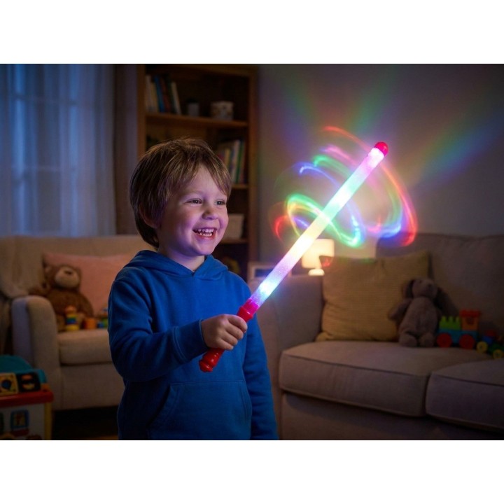 Varita Sable De Luz Flexible Led Multicolor Para Niños