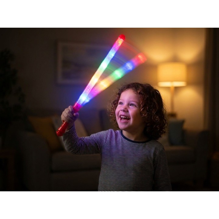 Varita Sable De Luz Flexible Led Multicolor Para Niños