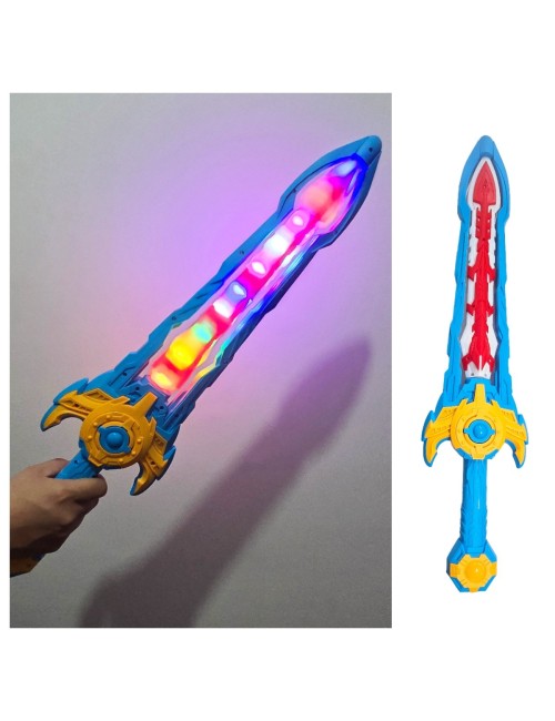 Espada De Juguete Guerrero Galactico Luz Led Sonido Niños