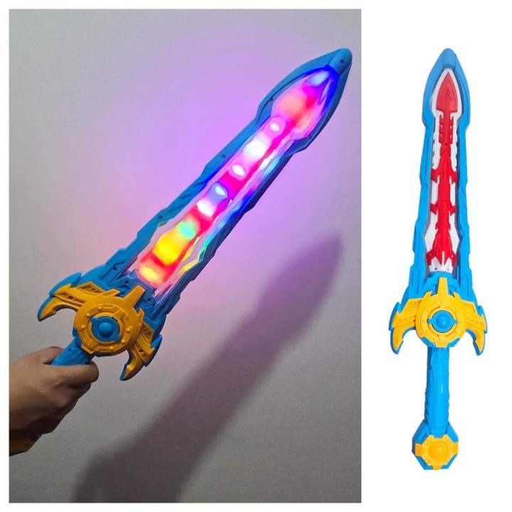 Espada De Juguete Guerrero Galactico Luz Led Sonido Niños