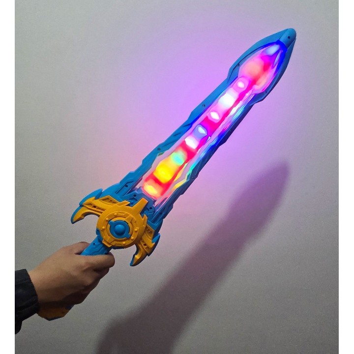 Espada De Juguete Guerrero Galactico Luz Led Sonido Niños