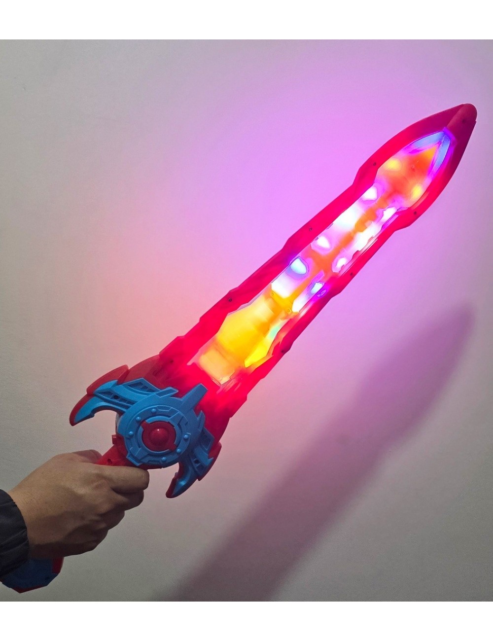 Espada De Juguete Guerrero Galactico Luz Led Sonido Niños