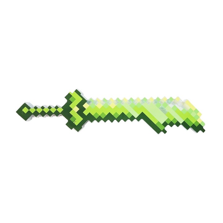 Espada De Juguete Estilo Pixeles Con Luz Led Y Sonido Niños