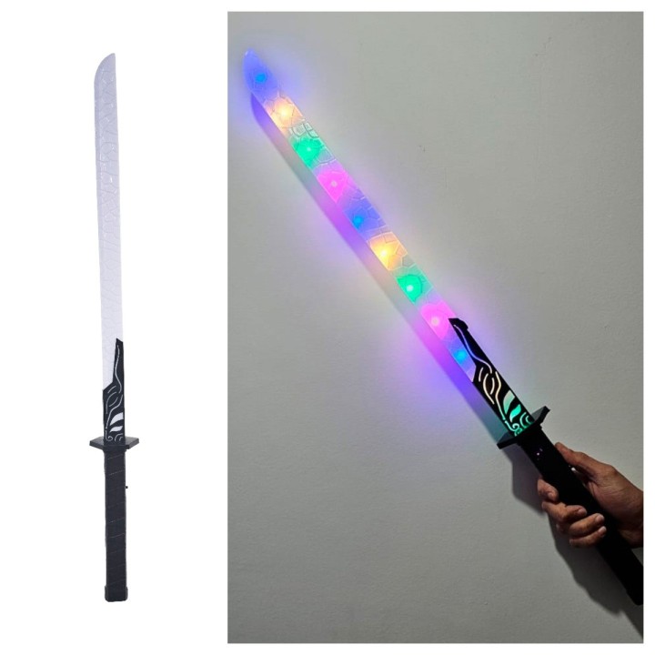 Espada Juguete De Guerrero Con Luz Sonido Movimiento Niños
