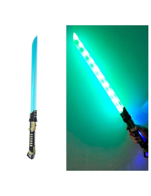 Katana Espada Samurái Juguete Con Luz Led Y Sonido Para Niño
