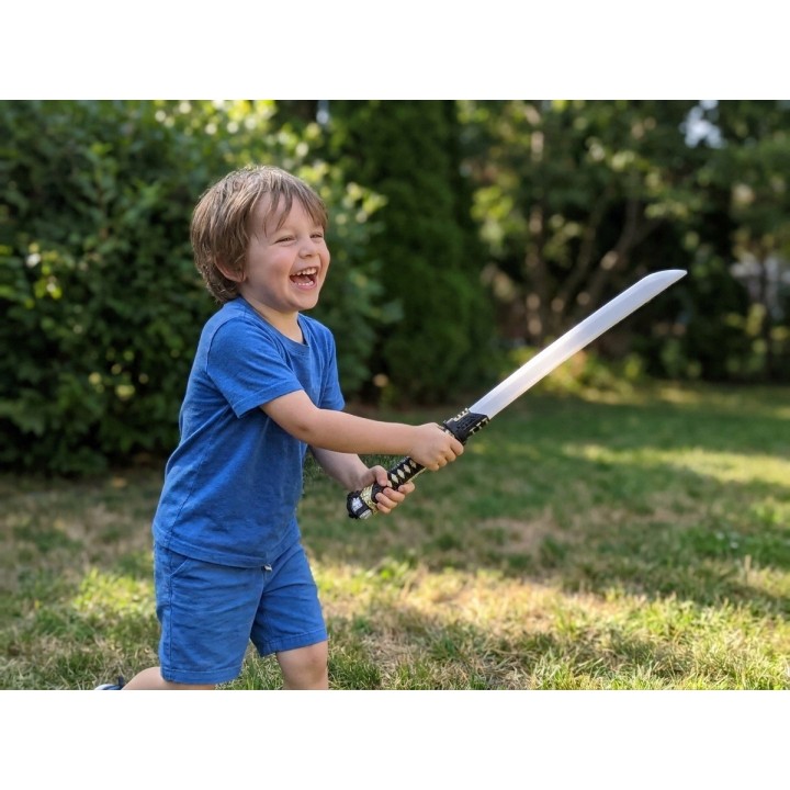 Katana Espada Samurái Juguete Con Luz Led Y Sonido Para Niño