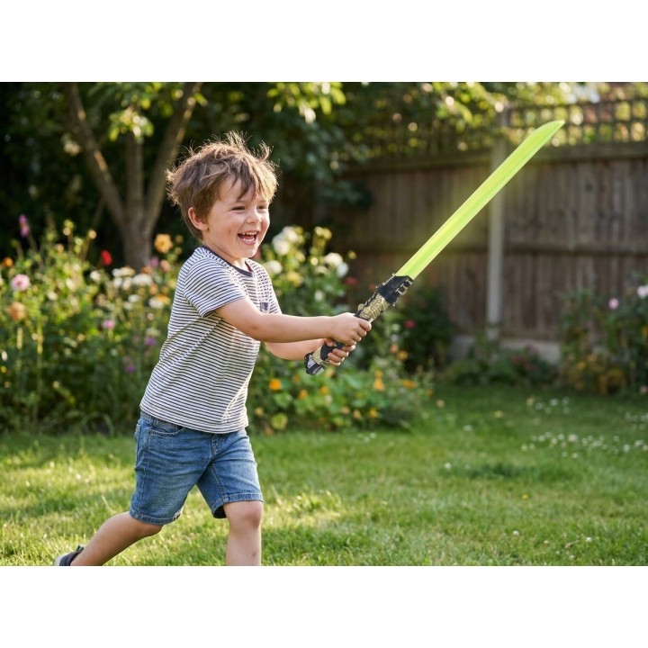 Katana Espada Samurái Juguete Con Luz Led Y Sonido Para Niño