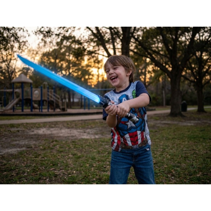 Katana Espada Samurái Juguete Con Luz Led Y Sonido Para Niño