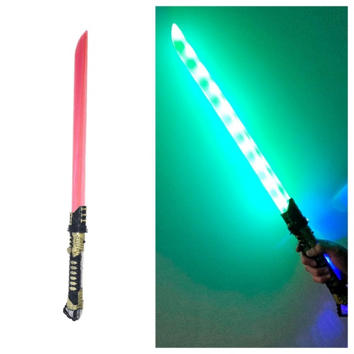 Katana Espada Samurái Juguete Con Luz Led Y Sonido Para Niño
