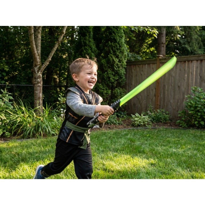 Katana Espada Samurái Juguete Con Luz Led Y Sonido Para Niño