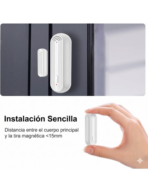 Alarma Sensor De Puerta Ventana Wifi Inteligente Tuya Alexa