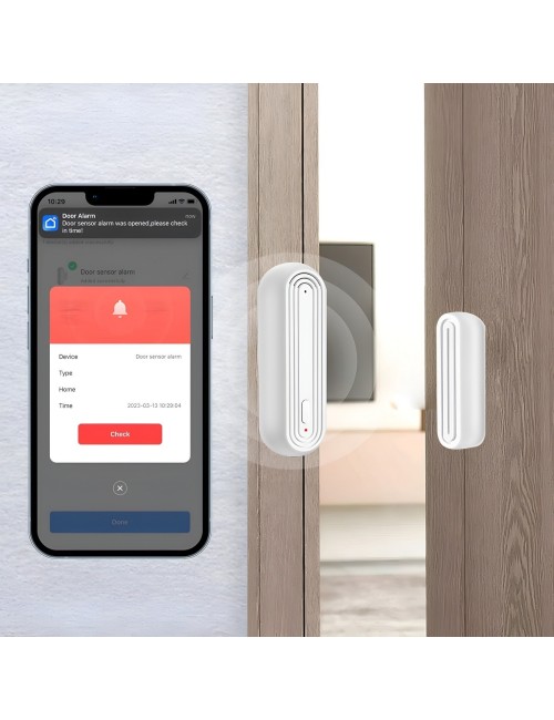 Alarma Sensor De Puerta Ventana Wifi Inteligente Tuya Alexa