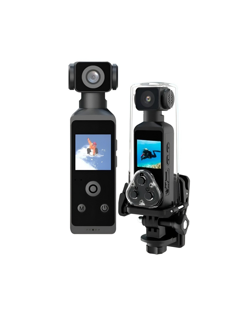 Cámara De Acción De Bolsillo 4k Wifi Gimbal Inteligente