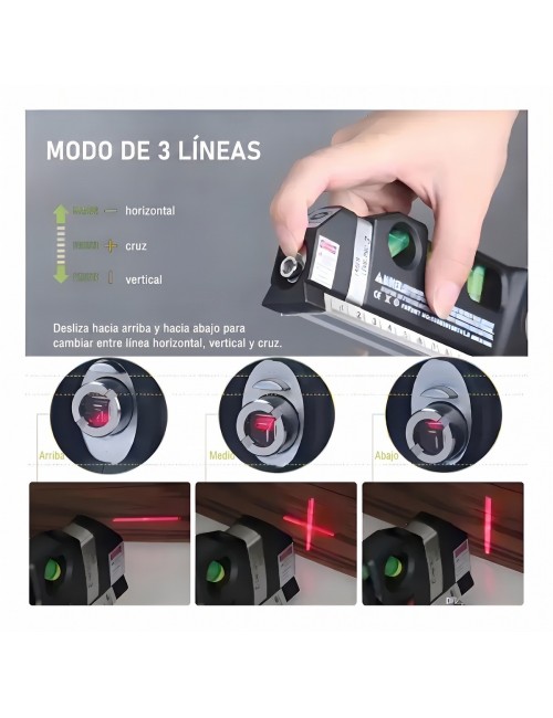 Nivel Laser Autonivelante Multipropósito 4 - 1 Cinta Metrica