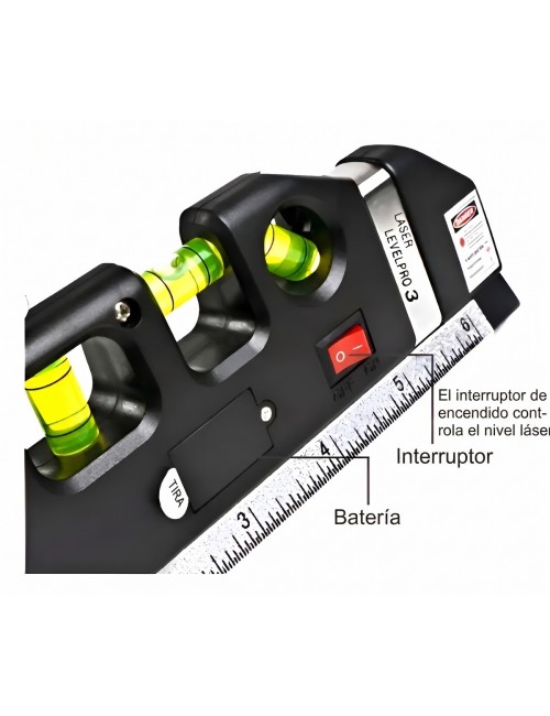 Nivel Laser Autonivelante Multipropósito 4 - 1 Cinta Metrica
