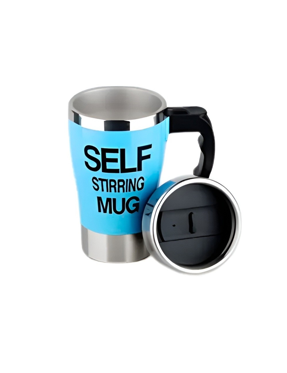 Mug Pocillo Mezclador Automático Termo Acero Inoxidable