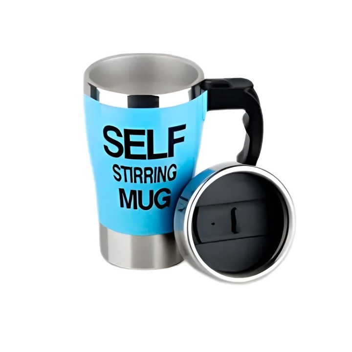 Mug Pocillo Mezclador Automático Termo Acero Inoxidable