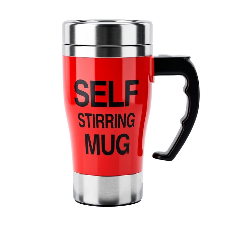 Mug Pocillo Mezclador Automático Termo Acero Inoxidable
