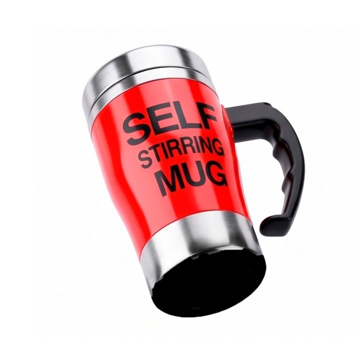 Mug Pocillo Mezclador Automático Termo Acero Inoxidable