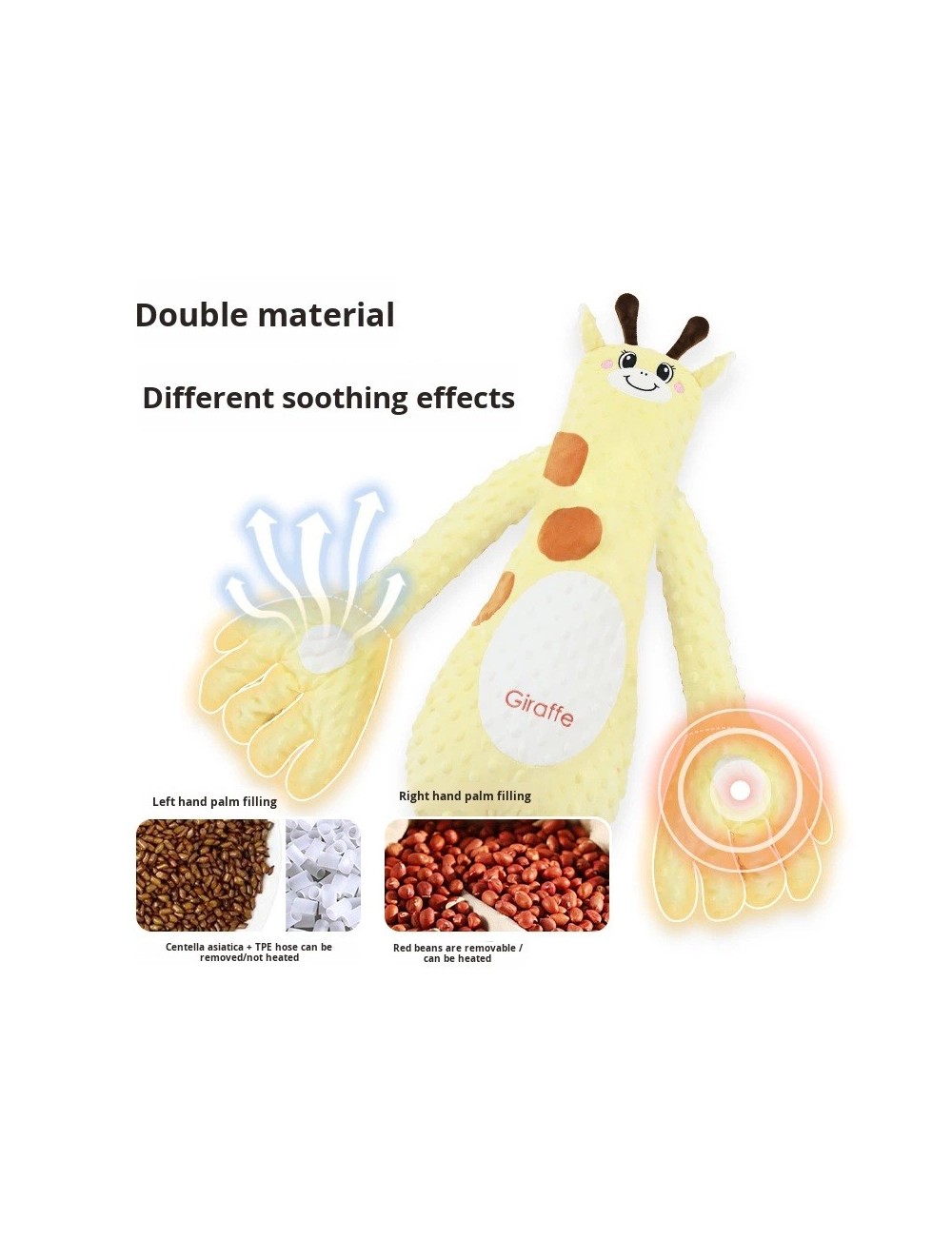 Juguete Peluche Para Dormir Con Palmaditas Palmas Jirafa