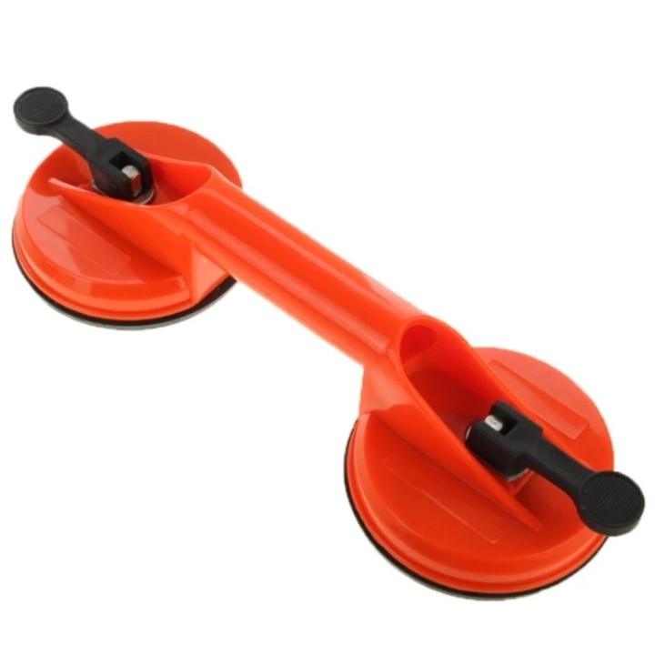 Ventosa Doble Para Vidrio Porcelanato Carga Liviana 50kg