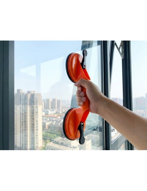 Ventosa Doble Para Vidrio Porcelanato Carga Liviana 50kg