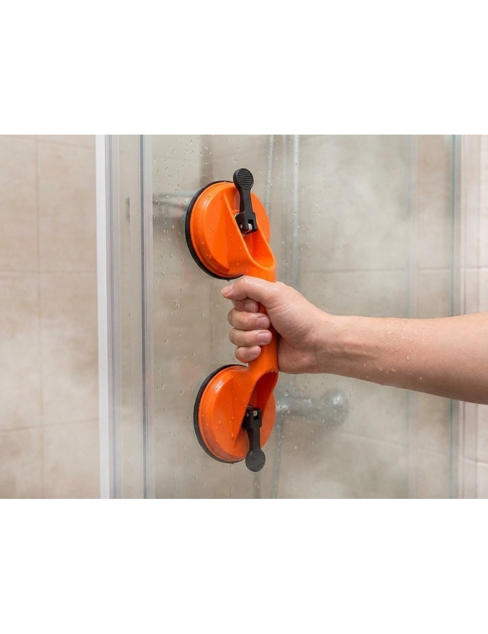 Ventosa Doble Para Vidrio Porcelanato Carga Liviana 50kg