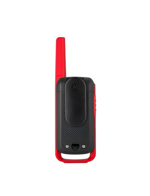 Walkie-talkie Motorola T210 T210 De 2 Radios Y Frecuencia Frs/gmrs. - Negro Con Rojo