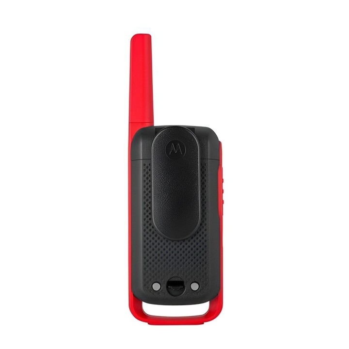 Walkie-talkie Motorola T210 T210 De 2 Radios Y Frecuencia Frs/gmrs. - Negro Con Rojo