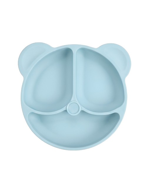 Set Alimentación Silicona Bebé Plato Vaso Babero