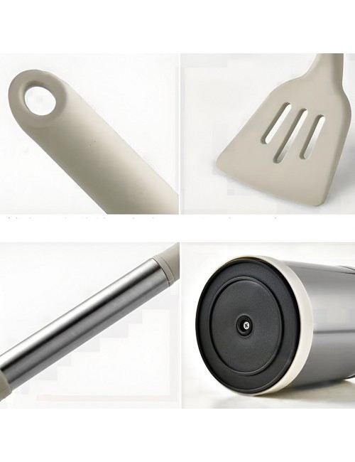 Set Juego De Utensilios De Cocina Silicona 12 Piezas Base