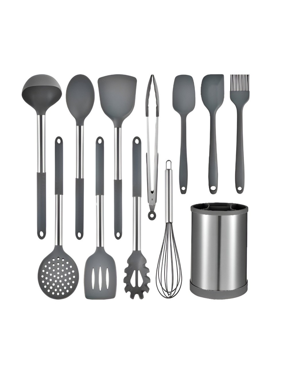 Set Juego De Utensilios De Cocina Silicona 12 Piezas Base