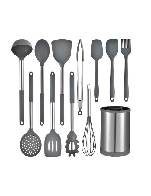 Set Juego De Utensilios De Cocina Silicona 12 Piezas Base