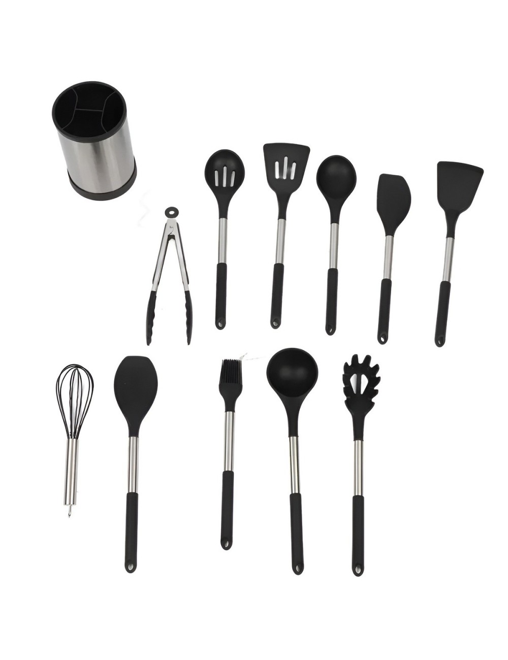 Set Juego De Utensilios De Cocina Silicona 12 Piezas Base